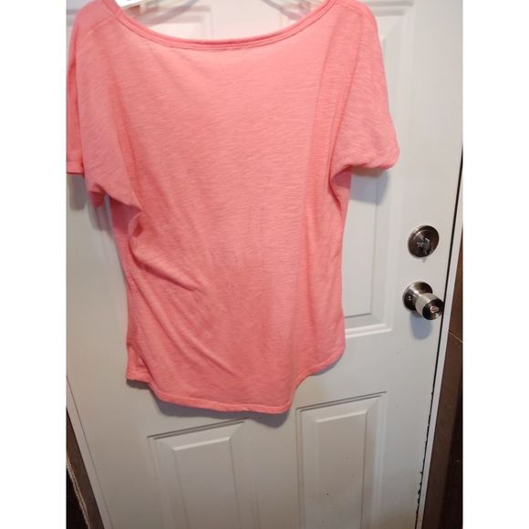 Island Beach Flagger Beach FL Tee Pink Women's Size Large - Picture 3 of 4